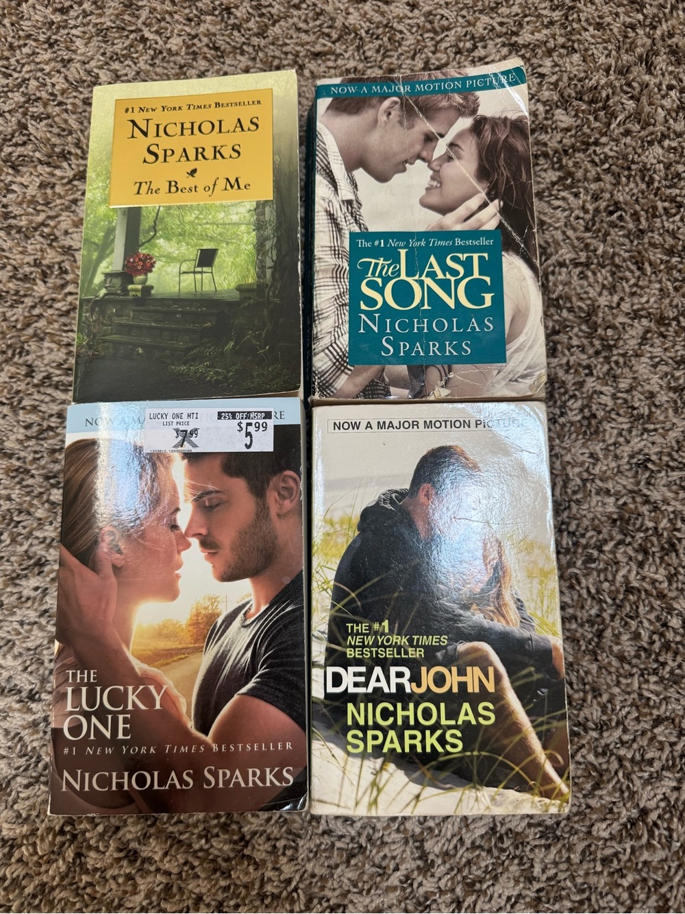 Paperback Book Bundle - Assorted Cover Colors